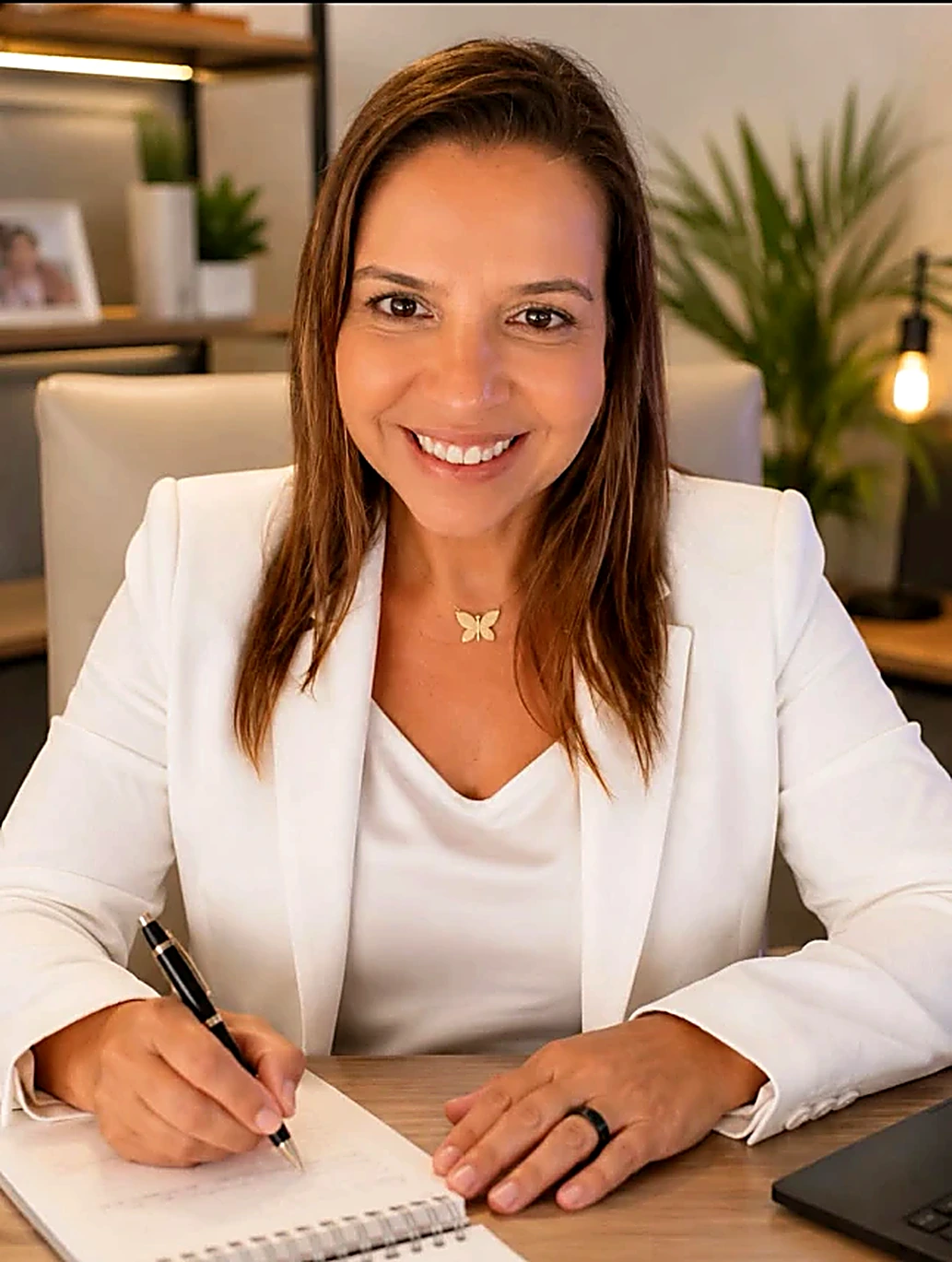Vania Muzitano em seu consultório de psicologia no Méier, Rio de Janeiro